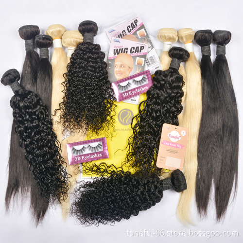 10"-40" Human Hair Extension Vendor Virgin Brazilian Human Hair Weaves Bundles Wholesale Raw Virgin Cuticle Aligned Hair
